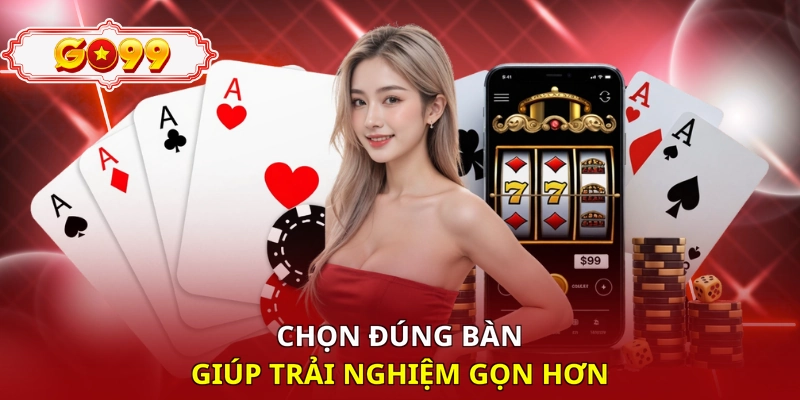 Chọn đúng bàn giúp trải nghiệm gọn hơn